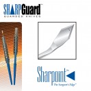 SharpGuard Clear Corneal Knife, 2.85 mm, Angled, Guarded