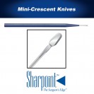 Mini Crescent Knife, 1.25 mm, Double Bevel